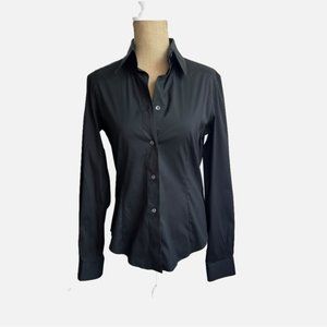 Dolce & Gabbana Women's Collared Long Sleeve Cotton Blend Dress Shirt Size 44